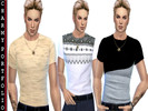 Sims 4 — Men's  Tradicional Tees Collection by Charmy_Sims_Portfolio — Men's Tradicional Tees Collection Game Base