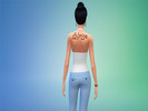 Sims 4 — Always tattoo  by michelledenylle — Always tattoo for women.