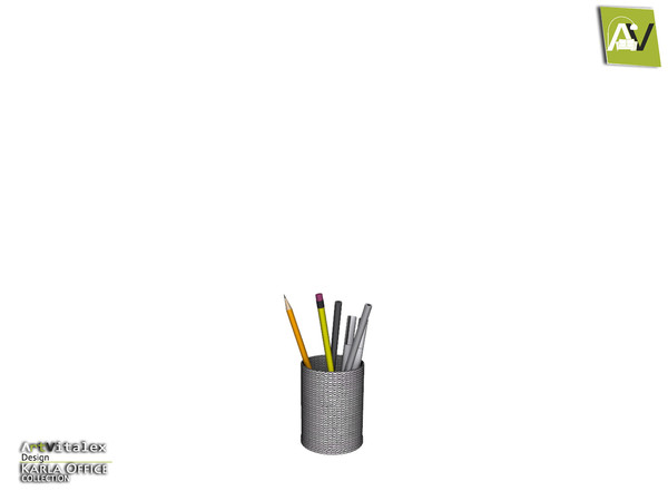 Sims 4 — Karla Pen Holder by ArtVitalex — - Karla Pen Holder - ArtVitalex@TSR, Sep 2018