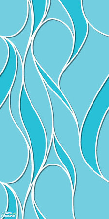 Sims 2 — Studio K Lava Lamp - Aqua Blue by StudioKhagerks — 28 colors total. Can be found under Wallpapers. Coordinates