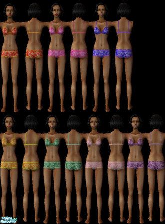 Sims 2 — Cute undies by 12sandra11 — Cute undies for your sims in 7 different colours! I hope you like them!