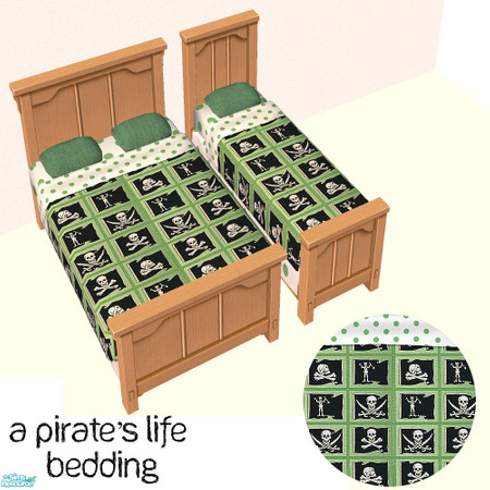 Sims 2 — Bedding Collection #8 - a Pirate's Life by agaliha5 — 