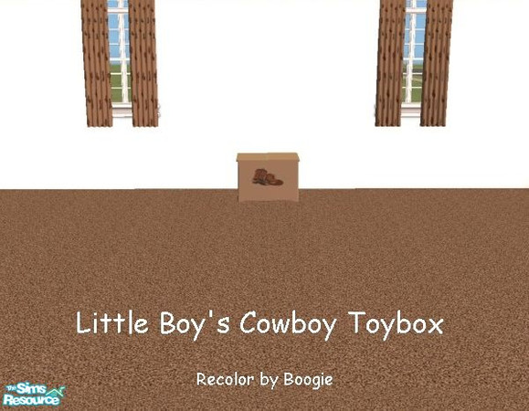 Sims 2 — Little Boy's Cowboy Toybox by boogie woogie — Little Boy's Cowboy Toybox to go with my Little Boy's Cowboy