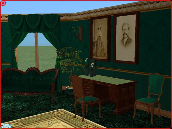 Sims 2 — Victorian Study by fizz bomb — add on items for my Victorian formal drawing room inspired by Kate 139
