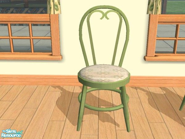 Sims 2 — Spring Is Here Green Bentwood Curl Chair by Audrey_May — 