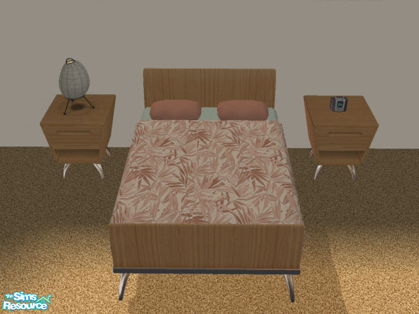 Sims 2 — Leaves Bedding Set - 4 by s00z — 