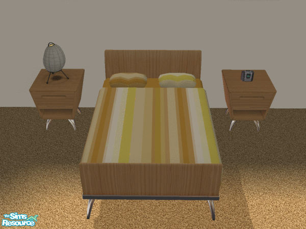 Sims 2 — Aerial Bedding Set - Gold by s00z — 