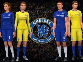 Sims 4 — Chelsea FC kits 2018/19 Fitness needed by RJG811 — Chelsea FC kits 2018/19 Chelsea FC jerseys -Home, Away