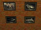 Sims 4 — Battlestar Framed Posters by nitroline2 — 4 x photos from the net that i made into Posters from the hit tv show