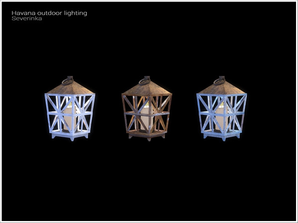 Sims 4 — [Havana outdoor] - candle big by Severinka_ — Beach candle big From the set 'Havana outdoor' Build / Buy