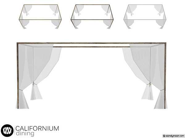 Sims 4 — Californium Beach Pergola by wondymoon — - Californium Dining - Beach Pergola - Wondymoon|TSR - Creations'2018