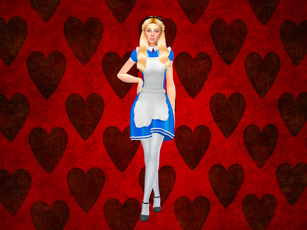 Sims 4 — Alice in Wonderland CAS Background 4 by KatVerseCC — I needed a CAS Background for my Alice in Wonderland video