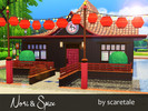 Sims 4 — Nori & Spice Restaurant by scaretale2 — Small asian restaurant where you can eat some delicious sushi, ramen