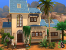 Sims 4 — Oasis Springs 1 (NoCC) by SIMSnippets — This is a lovely small but cozy family home specially made for Oasis