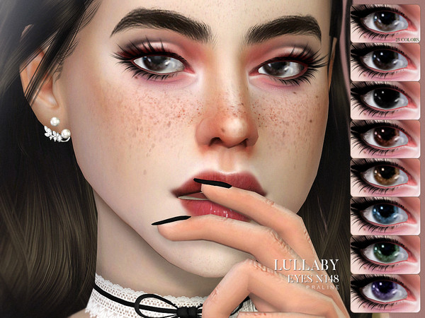 Sims 4 — Lullaby Eyes N148 by Pralinesims — Eyes in 25 colors.