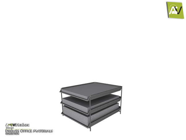 Sims 4 — Drewes Paper Shelf by ArtVitalex — - Drewes Paper Shelf - ArtVitalex@TSR, Oct 2018