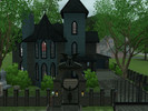 Sims 3 — Little Gothic by blgfan902 — Full of dark colors and a Halloween theme, this small Victorian home is made for