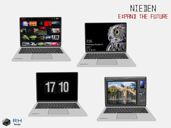 Sims 4 — NEIDEN Decor Surface Notebook - Black by RightHearted — Traditional notebooks are so yesterday. Enrich your