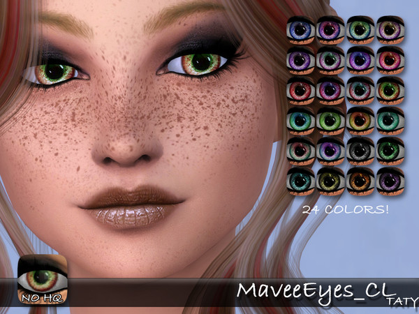Sims 4 — [Ts4]Taty_MaveeEyes_CL by tatygagg — - Female, Male - Human, Alien - Toddler to Elder - Hq Compatible