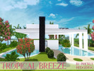 Sims 3 — Tropical Breeze by Prickly_Hedgehog — Tropical Breeze deluxe home. One bedroom, 1 bathroom. Big Pool. Needs