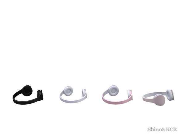Sims 4 — Living Liz - Earphones by ShinoKCR — same as the included Ear Phones on the decorated Sideboard - not animated!
