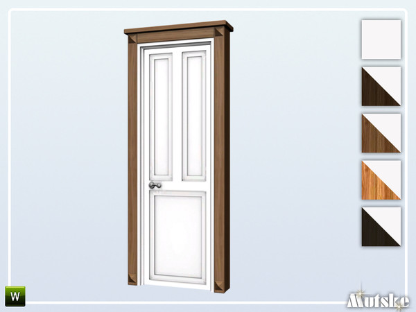 Sims 4 — Borgund Door Privat Single 2x1 by Mutske — This door is part of the Borgund Constructionset. Made by Mutske@TSR.