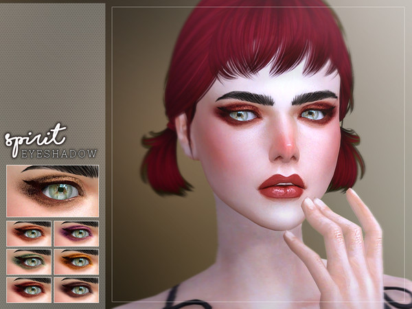 Sims 4 — [ Spirit ] - Eyeshadow by Screaming_Mustard — A new shimmer eyeshadow. For females, teen +. With custom thumb