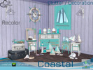 Sims 4 — Coastal Living Decoration Recolor by BuffSumm — Recolors of the Decoration Part from the Coastal Living Set...