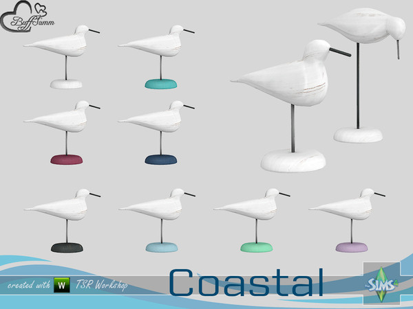 Sims 4 — Coastal Living Deco Seagull v1 by BuffSumm — Part of the *Coastal Living Set* Created by BuffSumm @ TSR