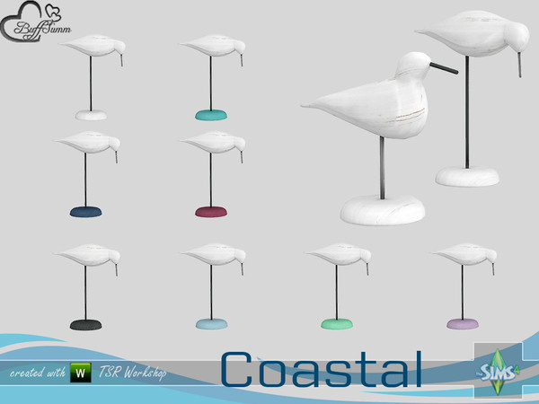 Sims 4 — Coastal Living Deco Seagull v2 by BuffSumm — Part of the *Coastal Living Set* Created by BuffSumm @ TSR