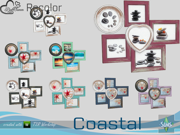 Sims 4 — Coastal Living Decoration Recolor Painting v1 by BuffSumm — Part of the *Coastal Living Set* Created by BuffSumm