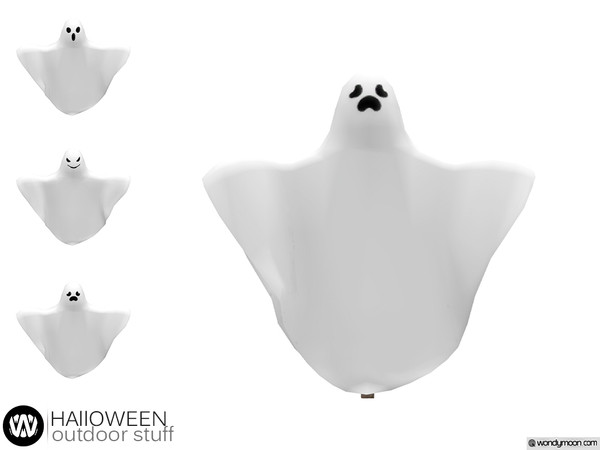 Sims 4 — Halloween Outdoor Stuff - Ghost by wondymoon — - Halloween Outdoor Stuff - Ghost - Wondymoon|TSR -