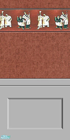 Sims 2 — Modern NL Retro Set - Wall by TheNumbersWoman — Picture for the NL Set
