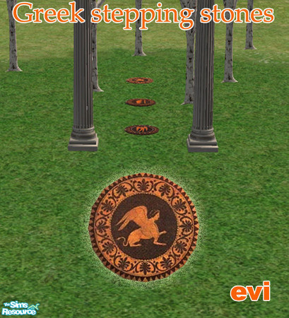 Sims 2 — evi\'s Greek stepping stones - 1 by evi — Step into the Mystery World of Ancient Greece...