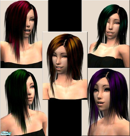 Sims 2 — Punkish Touch by ClaudiaDS9 — Some fun recolors of this amazing mesh from SimCribbling. Enjoy!
