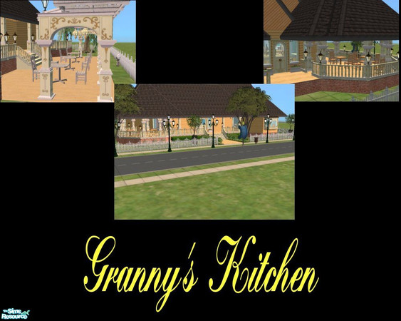 Sims 2 — Granny's Kitchen by LadyDeluxe — Good old fashion cooking in a country atmosphere. All your sims will flock to