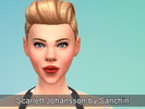Sims 4 — Scarlett Johansson by sanchin — One more member of the Avengers family, although I didn't make her as the