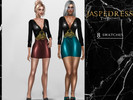 Sims 4 — [TB]JaspeDress by TheBrennts — I hope you like it 8 Swatches Compatible Game Base