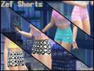Sims 4 — Zef Shorts by Nita_hc — Yolandi Visser shorts for fans of Die Antwoord. Zef Tops:
