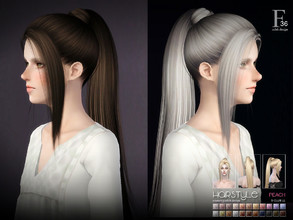 Sims 3 — sclub ts3 hair peach n36 by S-Club — Hi everyone! Here is my n36 hair for TS3 too! You can find the hair clipper