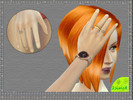 Sims 4 —  A little tattoo star by lurania — A little star for right hand finger, for all occasions. - female only - from