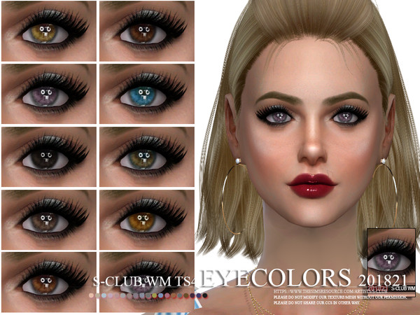 Sims 4 — S-Club WM ts4 Eyecolors 201821  by S-Club — Eyecolors, 15 swatches, hope you like, thank you.