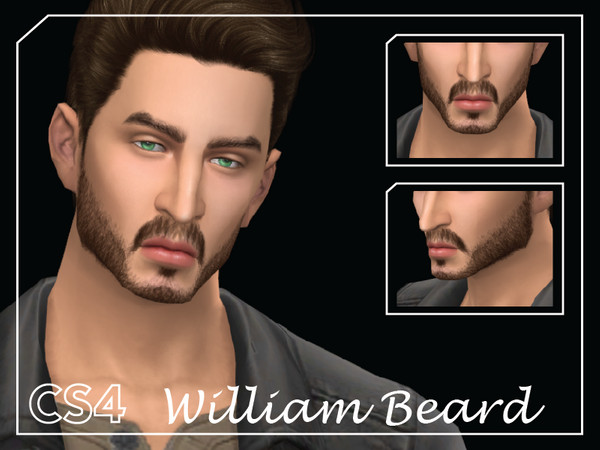 Sims 4 — [CS4] William Beard by Choi_Sims_4 — Facial Hair Male Teen to Elder Available in 8 colors Enjoy :)