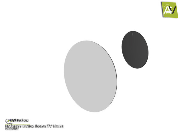 Sims 4 — Hamlett Circle Mirror by ArtVitalex — - Hamlett Circle Mirror - ArtVitalex@TSR, Nov 2018