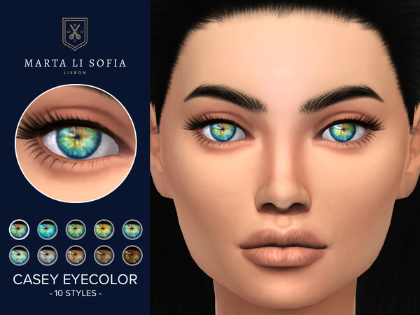 Sims 4 — Marta Li Casey Eyecolors by martalisofia — A set of 10 beautiful eyecolors. Found in the Facepaint section.
