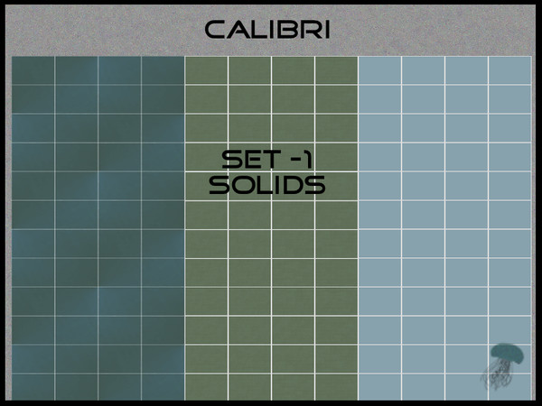 Sims 4 — Calibri Solid Wall Set-1 by megsimple2 — The Calibri Set Tiles have a high Shine. Mix Match to create your own