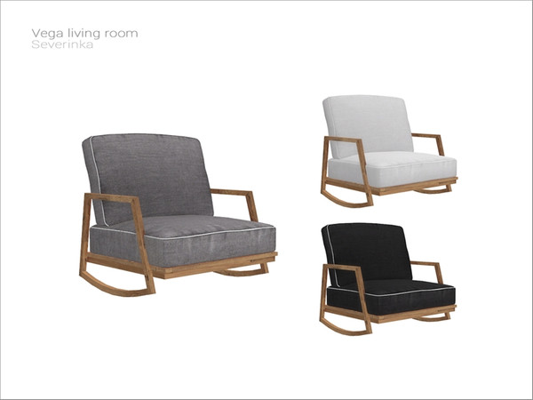 Sims 4 — [Vega livingroom] - living chair 2 by Severinka_ — Living chair 2 rocking From the set 'Vega livingroom' Build /
