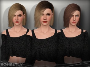 Sims 3 — Ade - Honestly by Ade_Darma — New Hair Mesh No Morph all Bones assigned All LODs