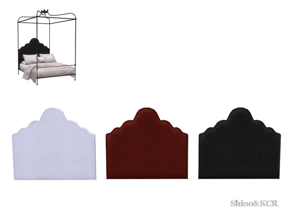 Sims 4 — Bedroom Liz - Bed Head by ShinoKCR — Textures matching the Liz Series in Sculptures