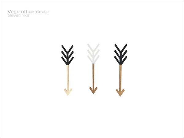 Sims 4 — [Vega office decor] - arrow wall decor 1 by Severinka_ — Arrow wall decor 1 From the set 'Vega office decor'